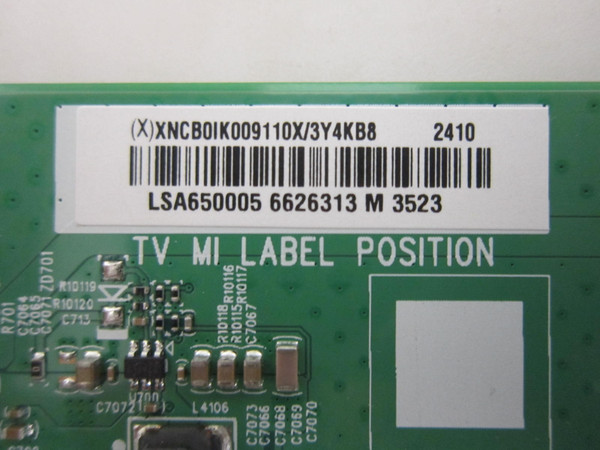 Pioneer PN65-751-24U Rev. B Main Board 756TXNCB0IK0091 (715GC208-M02-B00-005Y)