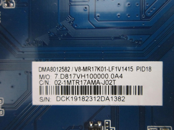Philips 55PUL7973/F7 [CFN] WR50QX400 Main Board 02-1MTR17AMA-J02T (CV817-VH)