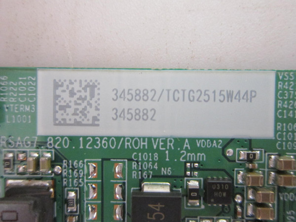 Toshiba 65M550NU T-Con Board 345882 (RSAG7.820.12360/ROH VER.A)