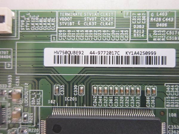 Vizio VQP75C-84 T-Con Board HV750QUBE92 (47-6021667)