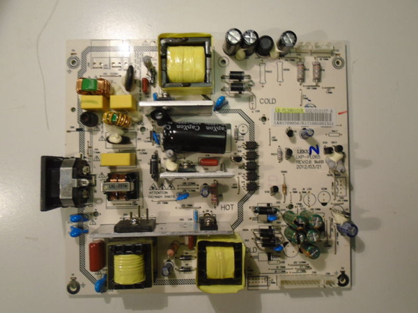 Apex LE3943 / Proscan PLDED3992A Power Supply Board LK-PL390101B