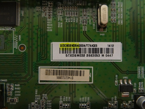 Vizio E390I-B1 Main Board (XDCB02K054) 756XDCB02K054