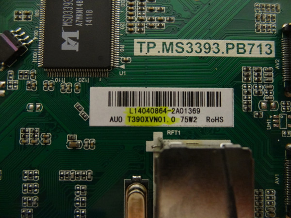 Seiki SE39HE02 Main Board / Power Supply T390XVN01.0 L14040864