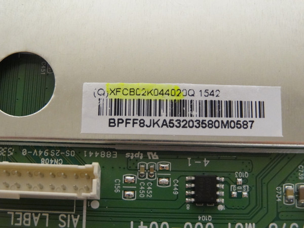 Vizio D32H-C1 Main Board (XFCB02K044) 756TXFCB02K044