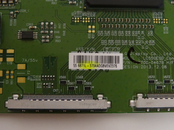 JVC EM42FTR / Vizio P552UI-B2 T-Con Board 6871L-3704A