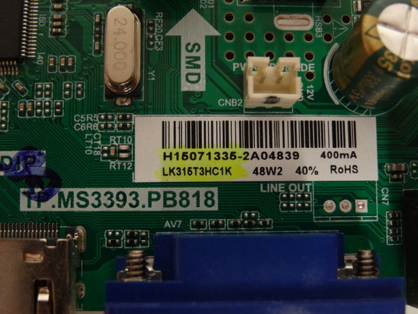 Element ELEFT326 Main Board / Power Supply LK315T3HC1K H15071335