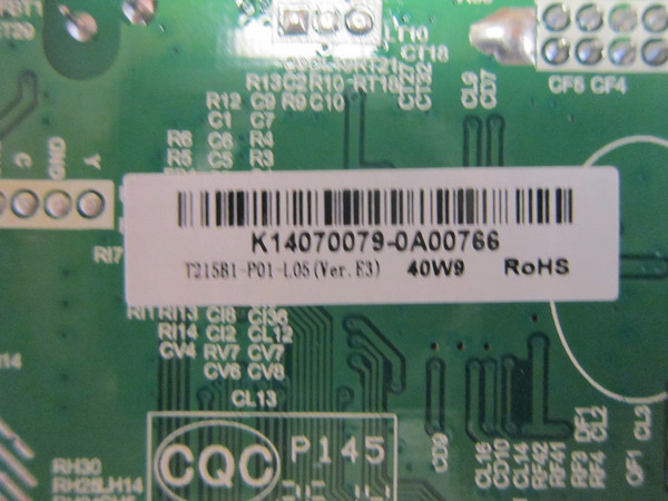 Element ELEFT222 Main Board T215B1-P01-L05 K14070079