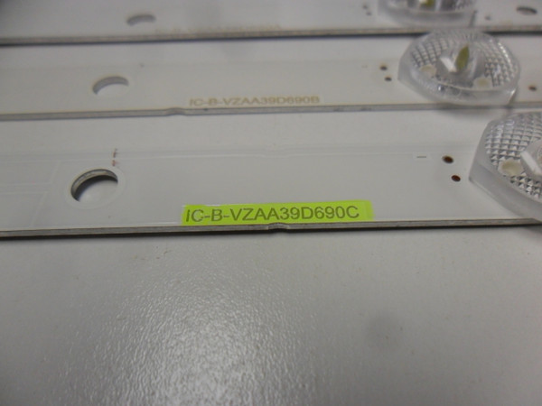 Vizio LED Backlight Strip Set - (IC-B-VZAA39D690) - 0981-0100-3125/3126/3127