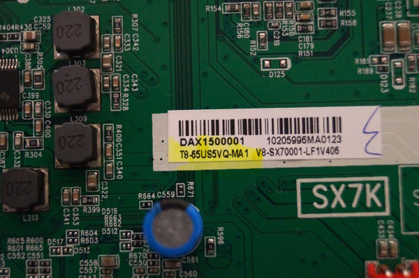 TCL 65US5800 65US5800NU0W Main Board (40-SX7KNA-MAE4HG) T8-65US5VQ-MA1