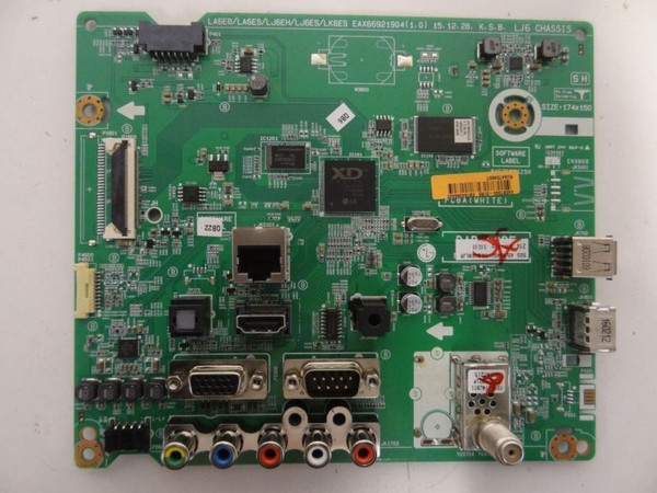 LG 43LW340C-UA BUSWLJR Main Board (EAX66921904) EBT64286602