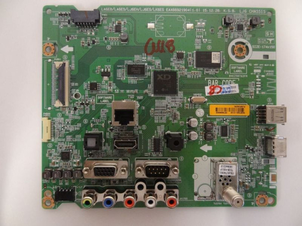 LG 55LW340C-UA BUSCLJR Main Board (EAX66921904) EBT64286608