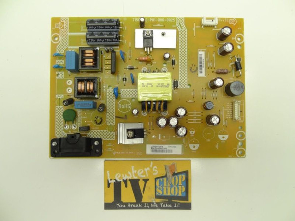 Vizio E320I-B1 Power Supply / LED Board ADTVDL281XAF2 PLTVDL281XAF2 DL281XAF2