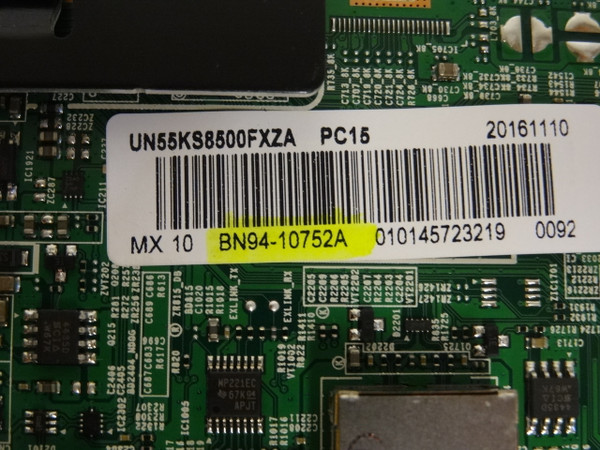 Samsung UN55KS8500FXZA Main Board (BN97-10623A) BN94-10752A