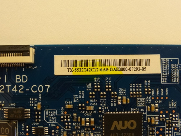 Sharp LC-32LB481U T-Con Board - (T320HVN05.6) - 55.32T42.C12