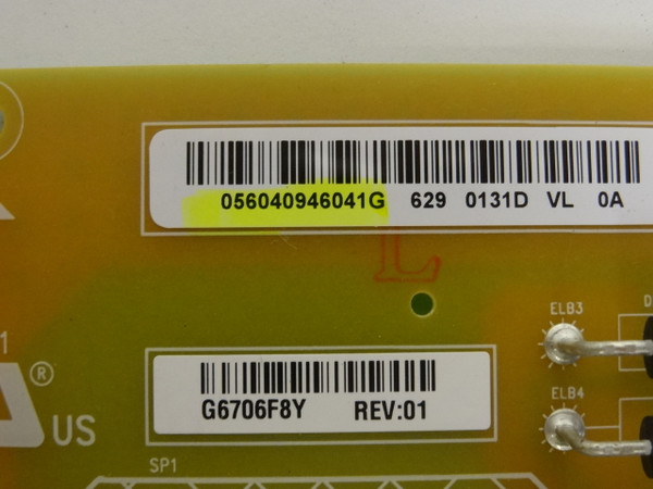 Vizio E43-D2 Power Supply PB-3940-1W 056.04094.6041G