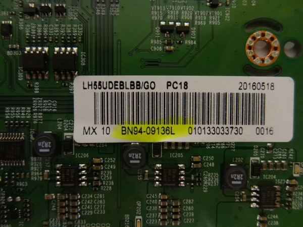 Samsung LH55UDEBLBB/GO Main Board BN97-10069A BN94-09136L