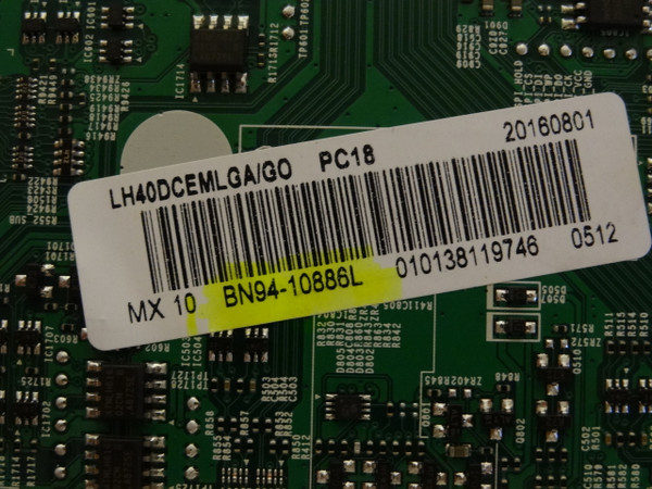 Samsung LH40DCEMLGA/GO Main Board BN97-10611J BN94-10886L