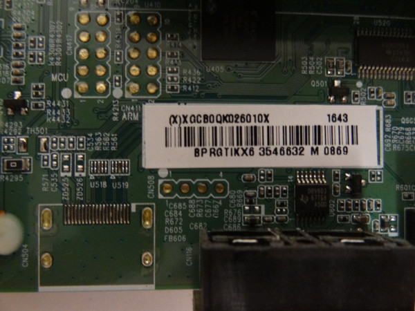 Vizio E55-E1 Main Board (715G7777-M01-B01-005T) 756TXGCB0QK0260