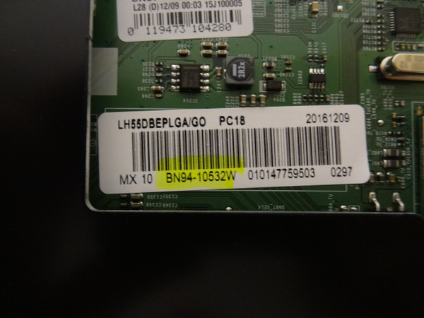 Samsung LH55DBEPLGA/GO Main Board (BN97-10612E) BN94-10532W