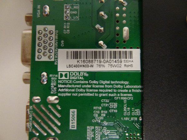 Avera 40AER10N Main Board (LSC400HN03-W, TP.MS3393.PB801) K16088719
