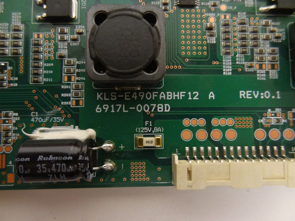 LG 49SH7DB-BE LED Driver (KLS-E490FABHF12 A) 6917L-0078D