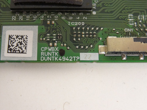 Element ELEFW701A T-Con Board (RUNTK4942TPZZ) DUNTK4942TPZZ