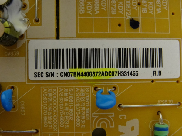 Samsung UN49K6250AFXZA UN55K6250AFXZA Power Supply BN44-00872A