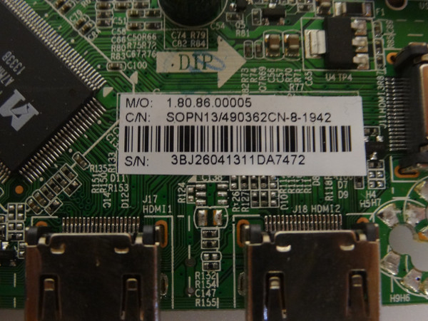 Westinghouse DW39F1Y1 Main Board (T390HVN03.0, CV3393BH-FPW) 3BJ2604