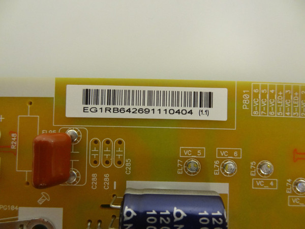 LG 65UH8500-UA 65UW970H-UA Power Supply (LGP6065L-16UH12) EAY64269111