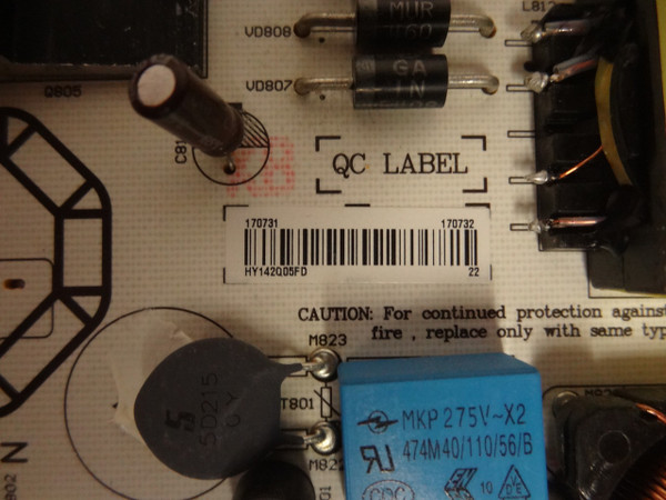 Hisense 55H6SG 55H7G Power Supply (HLL-4855WARSAG7.820.5687/ROH) 170731