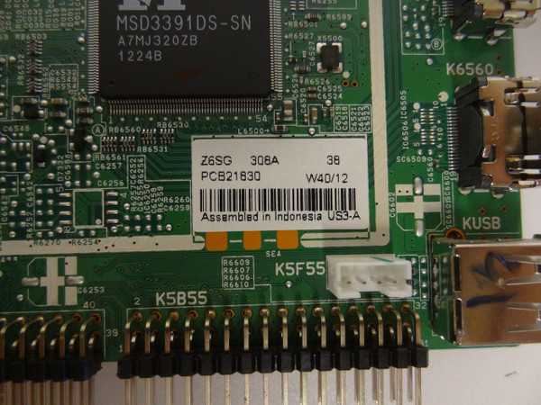 Sanyo FVE3963 P39E63-01 Main Board (1LG4B10Y112AA) 1LG4B10Y112A0 Z6SG
