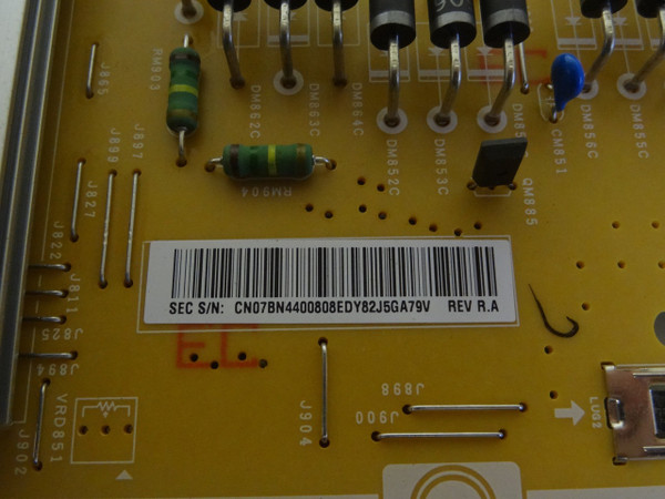 Samsung UN65MU6500FXZA UN65MU6300FXZA Power Supply (PSLF261S07B) BN44-00808E