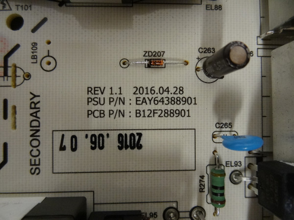 LG OLED65B6P-U Power Supply (B12F288901) EAY64388901
