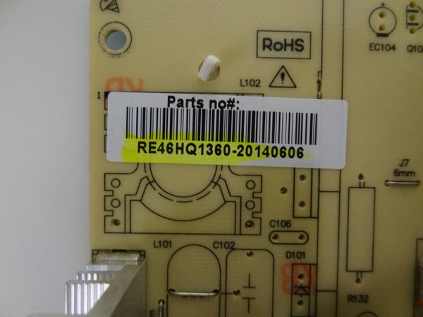 RCA SLD55A55RQ Power Supply (RS133S-3T06) RE46HQ1360