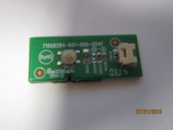 Vizio 715G6284-K01-000-004F Power Button Board