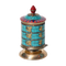 Turquoise Prayer Wheel for Table or Altar