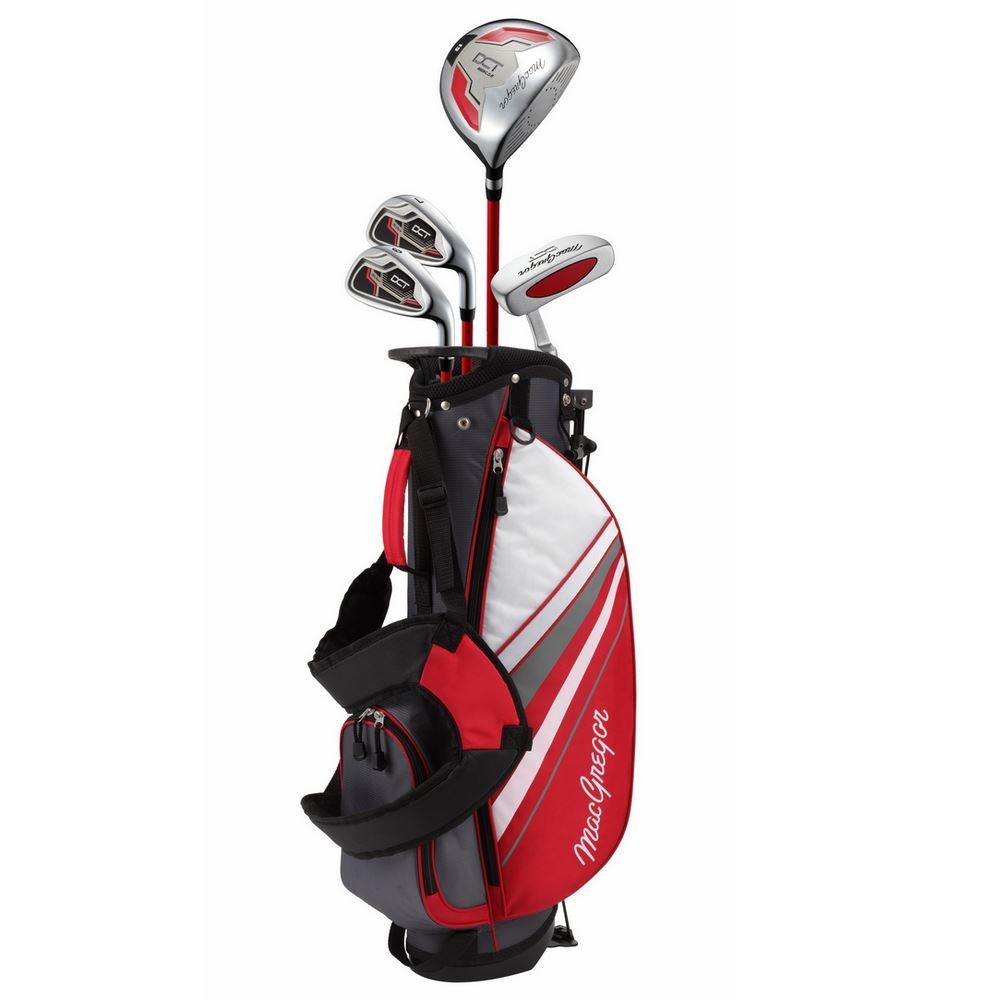 MacGregor Golf DCT Junior Golf Clubs Set with Bag, Left Hand Ages
