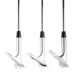 MacGregor Golf Tour Grind Milled Face Golf Wedge Set, Chrome, Mens Left Hand