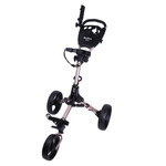 MacGregor Titanium MacTec 3 Wheel Folding Golf Cart with Umbrella Holder MacGregor Titanium MacTec 3 Wheel Folding Golf Cart with Umbrella Holder