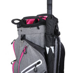 MacGregor Golf Ladies Mac 2.0 Heather Cart Bag with 14 Full Length Dividers Pink
