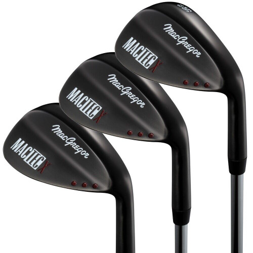 MacGregor Golf MacTec X Black Wedge Set, Mens Right Hand MacGregor Golf MacTec X Black Wedge Set, Mens Right Hand