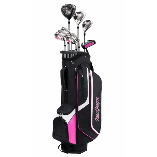 MacGregor Golf DCT4000 Petite Golf Clubs Set with Bag, Ladies Left Hand (9 Clubs / 13 Pieces)