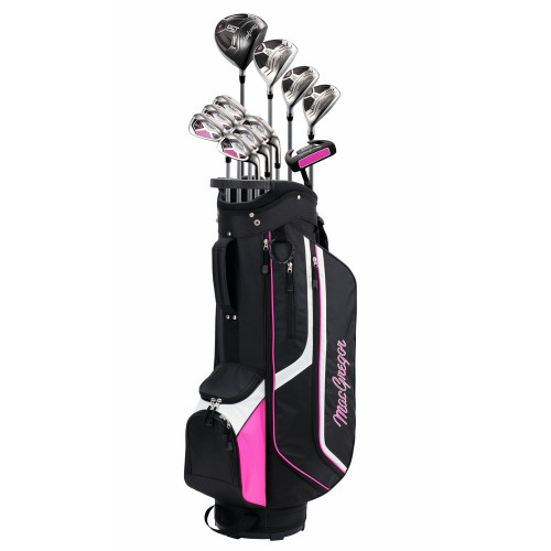 MacGregor Golf DCT4000 Petite Golf Clubs Set with Bag, Ladies Left Hand (12 Clubs / 16 Pieces)