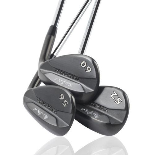 MacGregor Golf Tour Grind Milled Face Golf Wedge Set, Black, Mens Right Hand MacGregor Golf Tour Grind Milled Face Golf Wedge Set, Black, Mens Right Hand