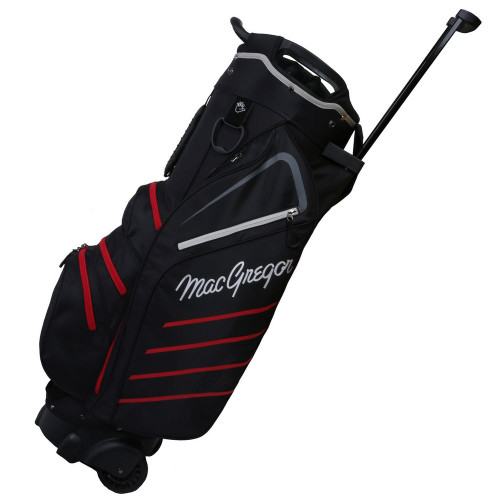 MacGregor Golf VIP Cart Bag with Built In Wheels / Handle, 14 Way Divider MacGregor Golf VIP Cart Bag with Built In Wheels / Handle, 14 Way Divider