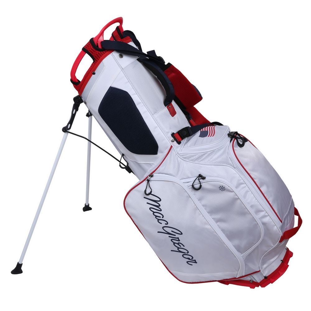MacGregor Golf Deluxe Stand Bag, USA Stars and Stripes Flag