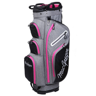 MacGregor Golf Ladies Mac 2.0 Heather Cart Bag with 14 Full Length Dividers Pink