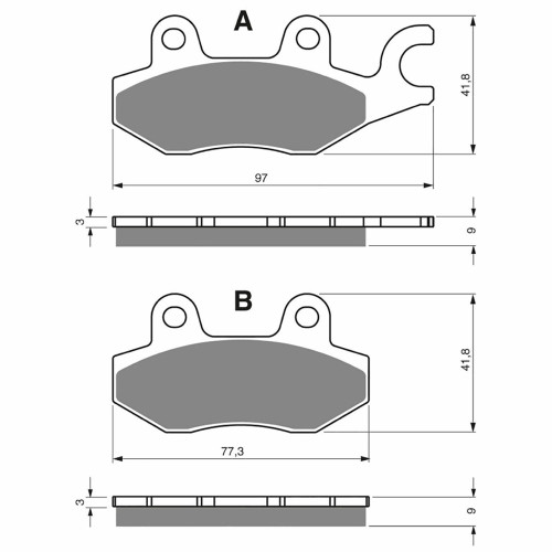 GoldFren GP5 Brake pads