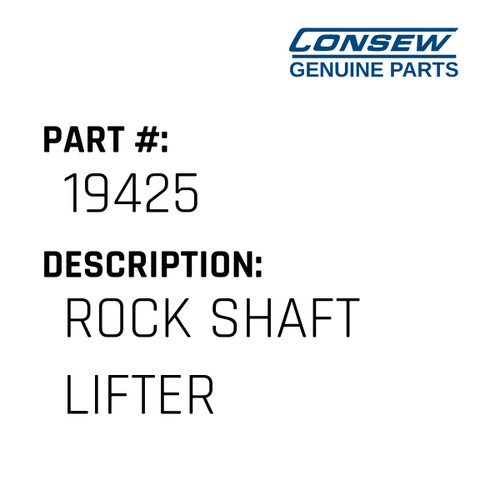 Rock Shaft Lifter - Consew #19425 Genuine Consew Part