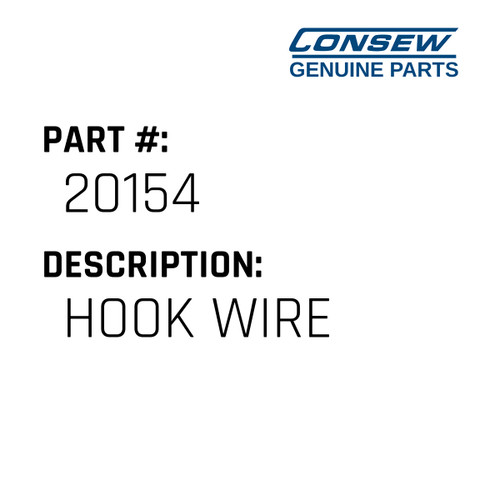 Hook Wire - Consew #20154 Genuine Consew Part